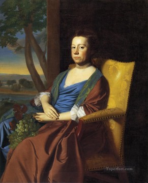  Sin Painting - Mrs Isaac Smith colonial New England Portraiture John Singleton Copley